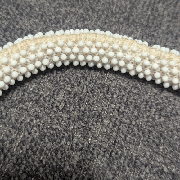 Women's Vintage Beaded Embroidered Flower Handbag - Picture 6 of 6